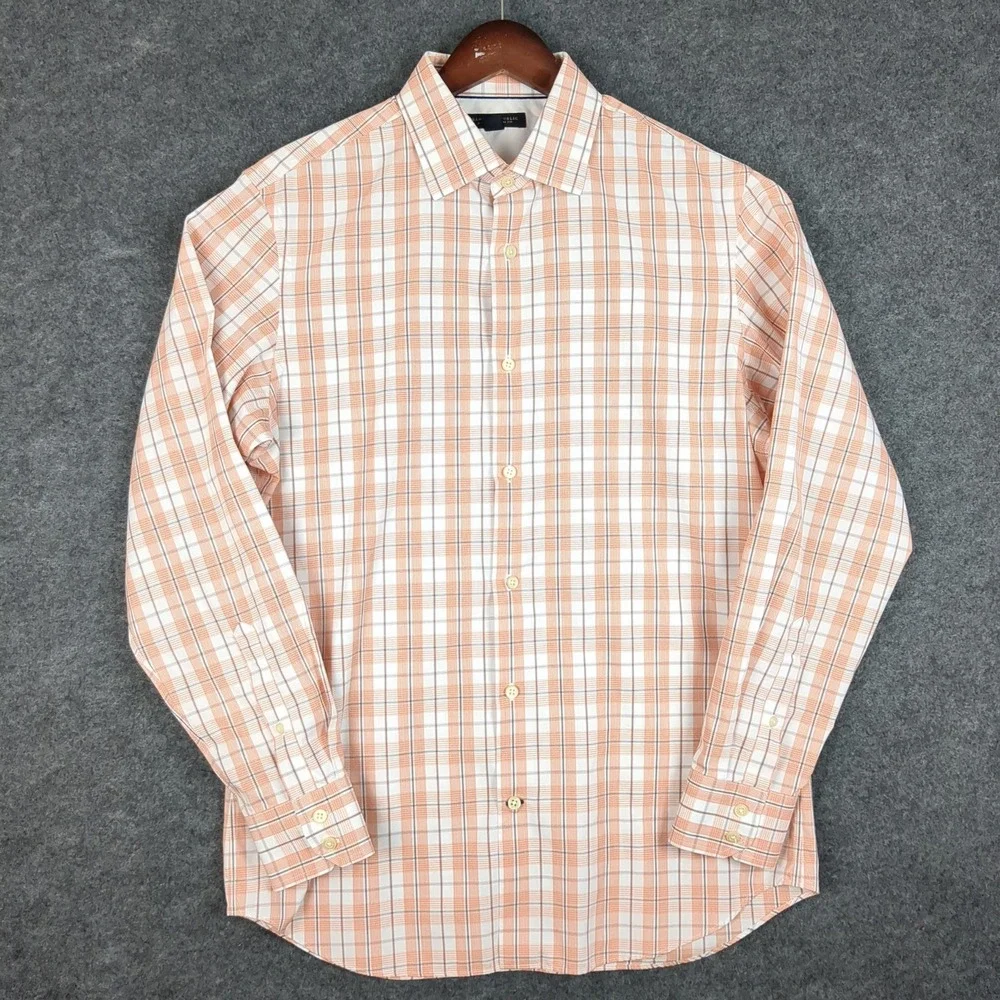 Banana Republic Mens‎ Size Mediu, Slim Fit Non-Iron Button Down Shirt